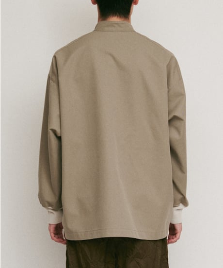 DIGAWEL Cuff rib shirt【GRAY】