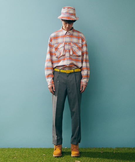 DIGAWEL  Oversized Shirt (Check) ②