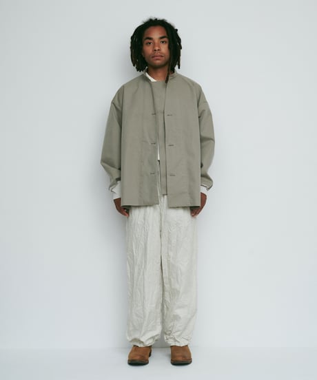DIGAWEL Cuff rib shirt【GRAY】