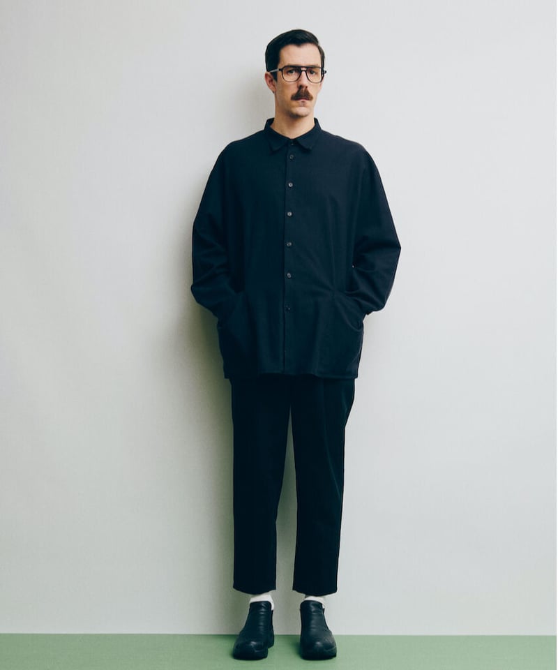 DIGAWEL 2Tuck Tapered Pants【BLACK】 | welles