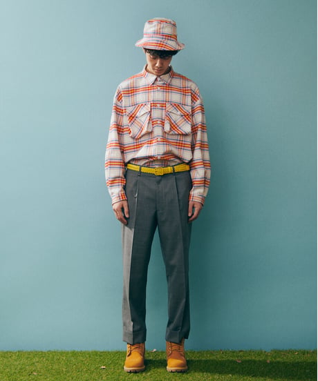 DIGAWEL  Hat ① 【RED CHECK】