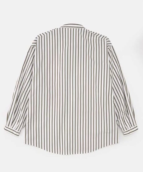 DIGAWEL  Oversized Shirt【KHAKI STRIPE】