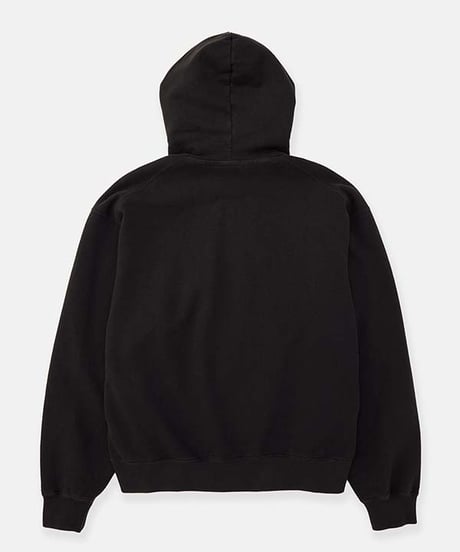 DIGAWEL Zip up hoodie (fade)【FADE BLACK】