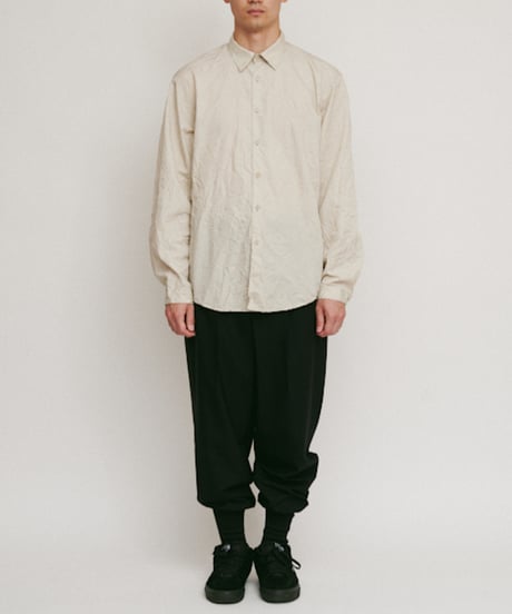 DIGAWEL  Shirt (crease finish)【SAND BEIGE】