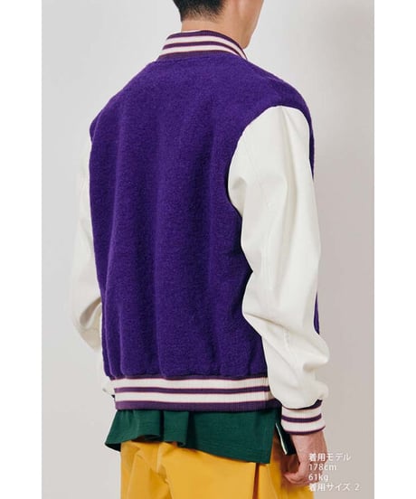 URU TOKYO×DIGAWEL  Varsity Jacket【PURPLE】