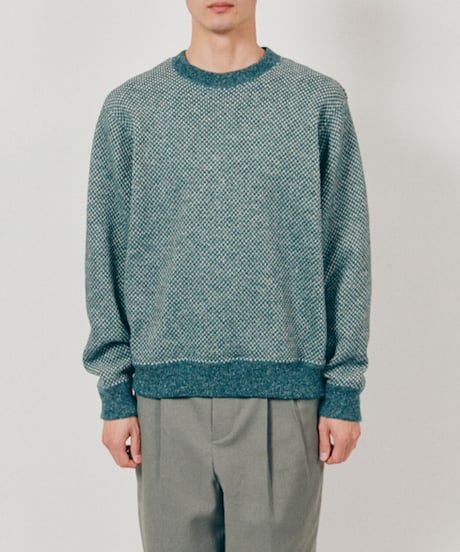 DIGAWEL  Hexagonal patterns Sweatshirt【GREEN】