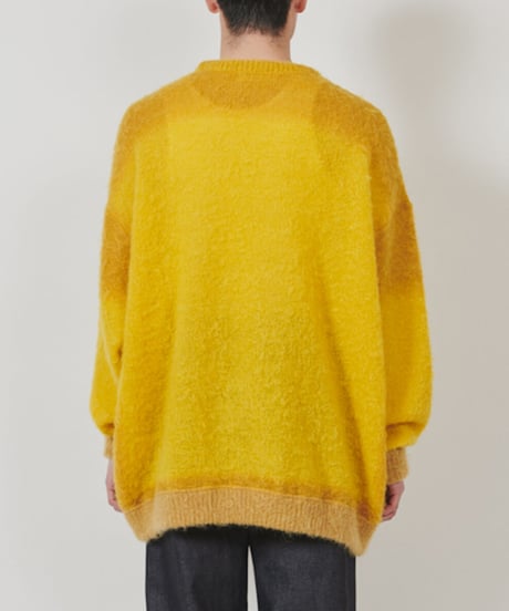 DIGAWEL Print Mohair Sweater【YELLOW】