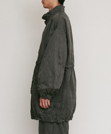 DIGAWEL Loose coat (crease finish)【GRAY】