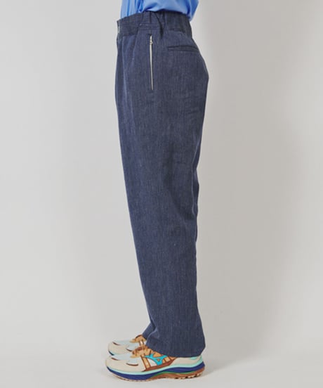 DIGAWEL  Ring dot button Pants【NAVY】