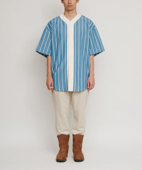 DIGAWEL Baseball S/S shirt【BLUE】