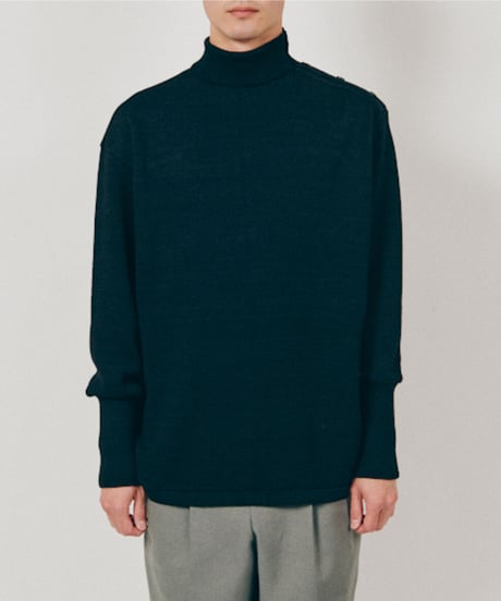 DIGAWEL  BK-Indigo Turtleneck Sweater