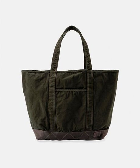 DIGAWEL  Garment Dye Vinyl Tote Bag (M)【OLIVE】