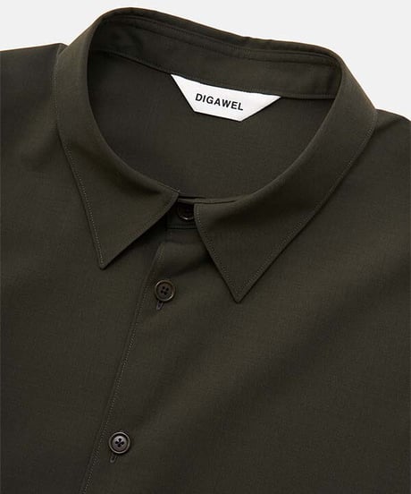 DIGAWEL  Side Pocket Oversized Shirt【OLIVE】