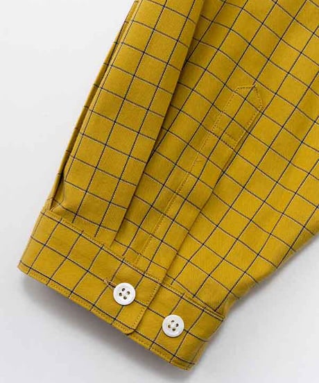 DIGAWEL  Oversized Shirt ① check【MUSTARD】