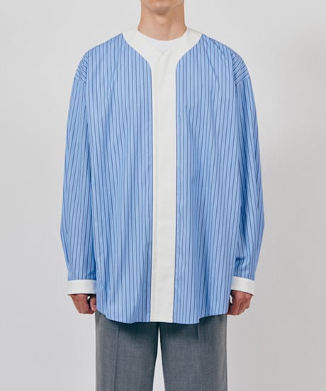 DIGAWEL  Baseball shirt (Stripe)【WIDE STRIPE】