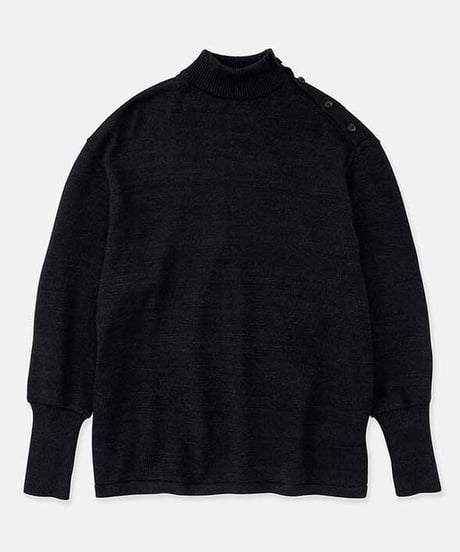 DIGAWEL  BK-Indigo Turtleneck Sweater