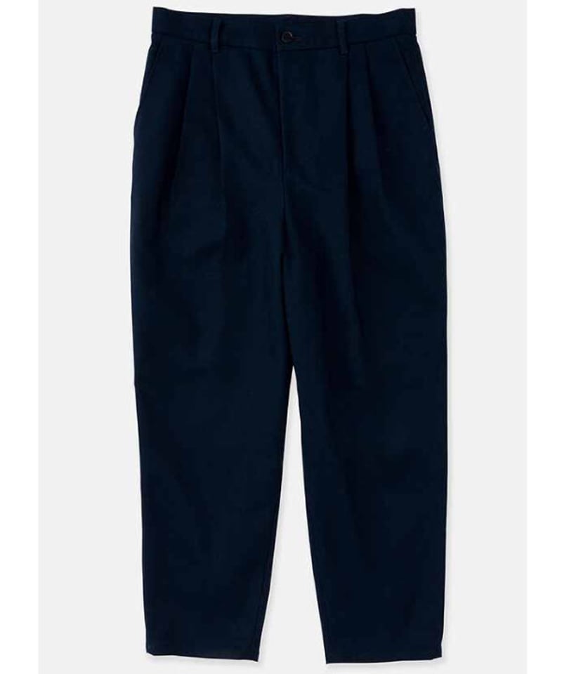 DIGAWEL 2 Tuck Tapered Pants【NAVY】 | welles