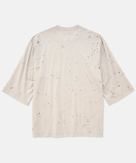 DIGAWEL Damage S/S T-shirt【GREIGE】