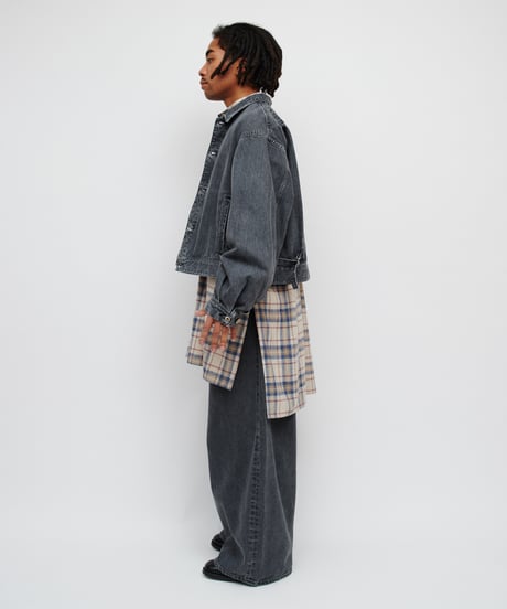 DIGAWEL Jean jacket【FADE BLACK】
