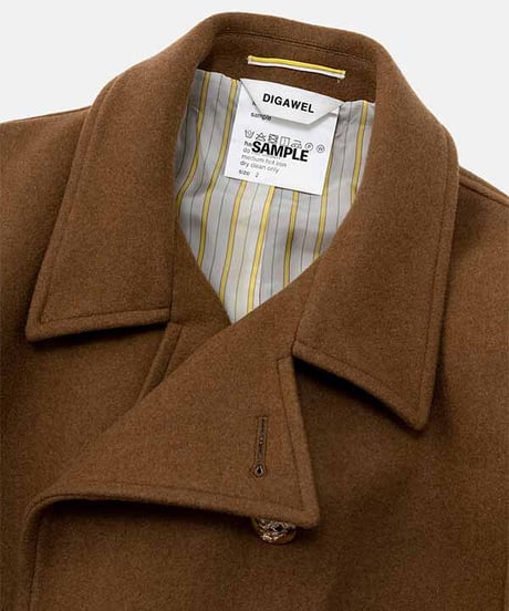 DIGAWEL  Pea Coat【COYOTE】