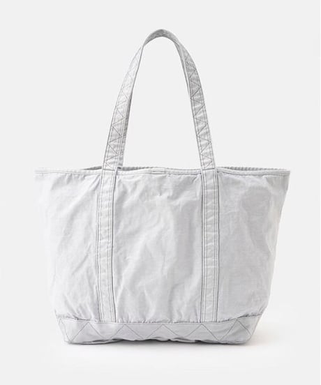 DIGAWEL  Garment Dye Vinyl Tote Bag (L)【LIGHT GRAY】