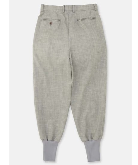 DIGAWEL 2Tuck tapered hem rib pants【GRAY】
