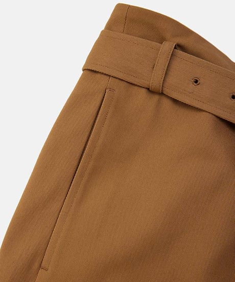 DIGAWEL Belt pants ② twill【BEIGE】