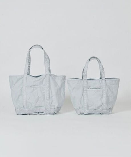 DIGAWEL  Garment Dye Vinyl Tote Bag (L)【LIGHT GRAY】