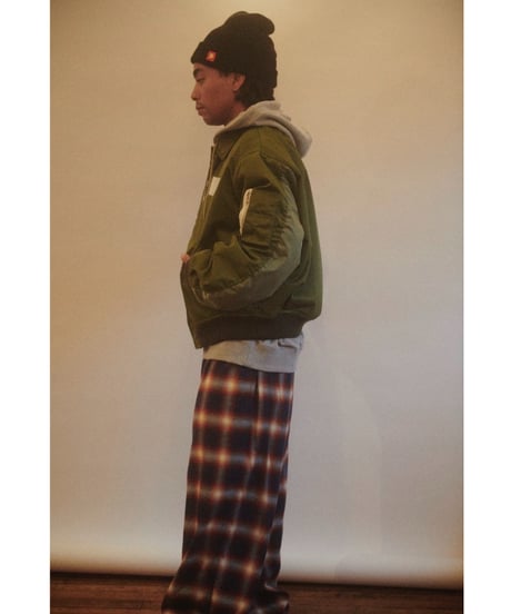 DIGAWEL Wide Lounge Pants【NAVY/RED】
