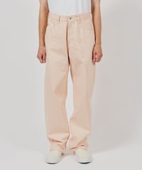 DIGAWEL  Straight Denim Pants (Pink white)