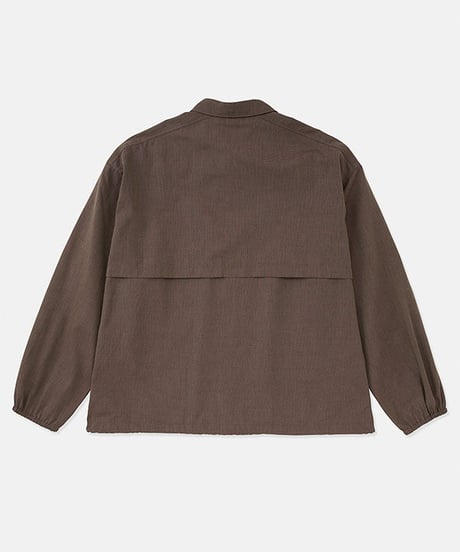 DIGAWEL  Coach L/S Shirt jacket【BROWN】