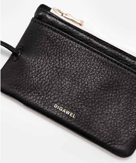 DIGAWEL  Ring Card Case【BLACK】