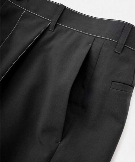 DIGAWEL  Stitch 1Tuck Pants【GRAY】