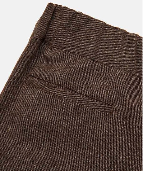 DIGAWEL  Ring dot button Pants【BROWN】