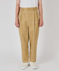 DIGAWEL  2 Tuck Tapered Pants【BEIGE】