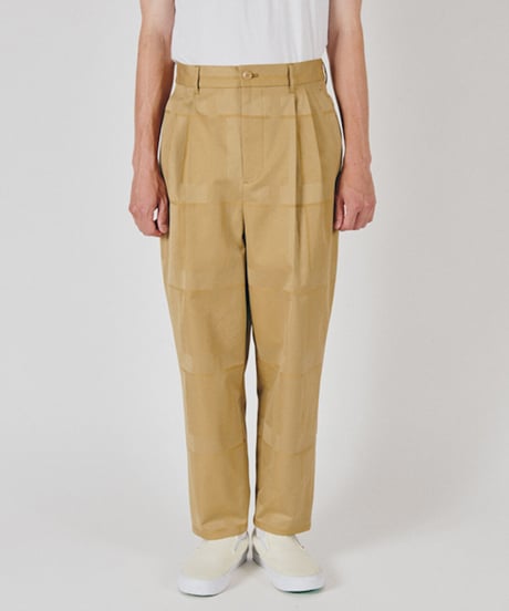 DIGAWEL  2 Tuck Tapered Pants【BEIGE】