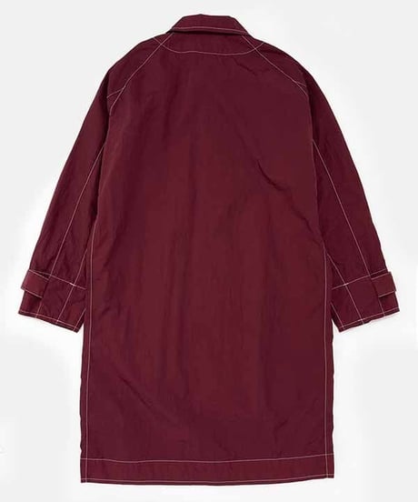 DIGAWEL  Raglan sleeve Coat (garment dye)【BURGUNDY】