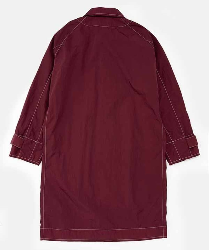DIGAWEL Raglan sleeve Coat (garment dye)【BURGU...