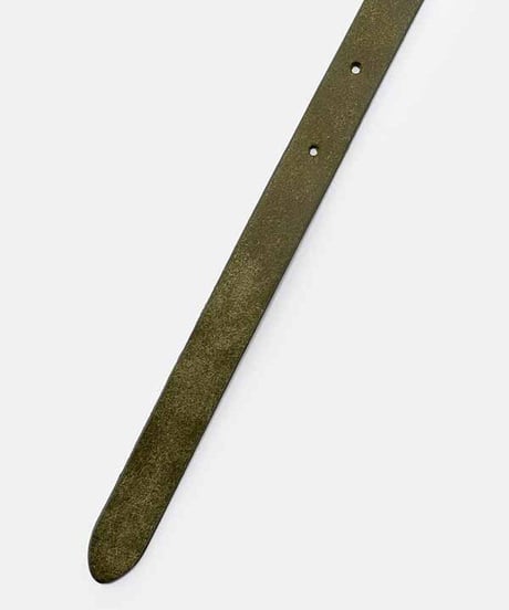 DIGAWEL  LEATHER BELT【OLIVE】