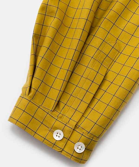 DIGAWEL  Hoodie Shirt ① check【MUSTARD】