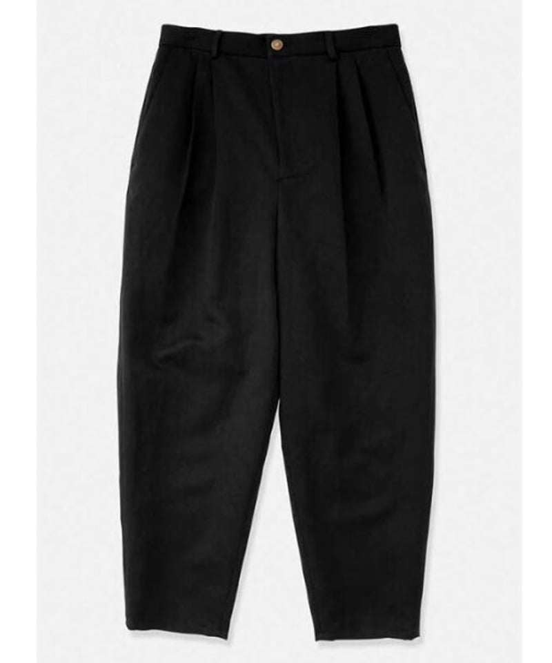 DIGAWEL 2Tuck Tapered Pants【BLACK】 | welles