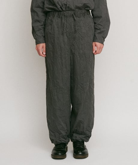 DIGAWEL  Wide lounge pants (crease finish)【GRAY】