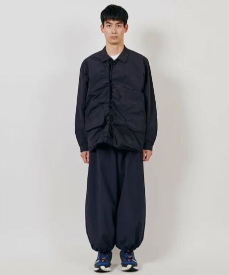 DIGAWEL  Wide Lounge Pants (garment dye)【BLACK】