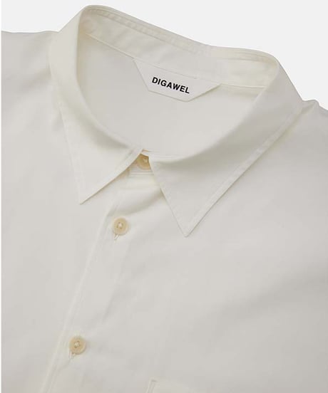 DIGAWEL Oversized S/S shirt【WHITE】