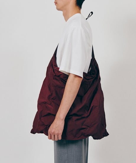 DIGAWEL  Packable Shoulder Bag (Garment Dye )【BURGUNDY】