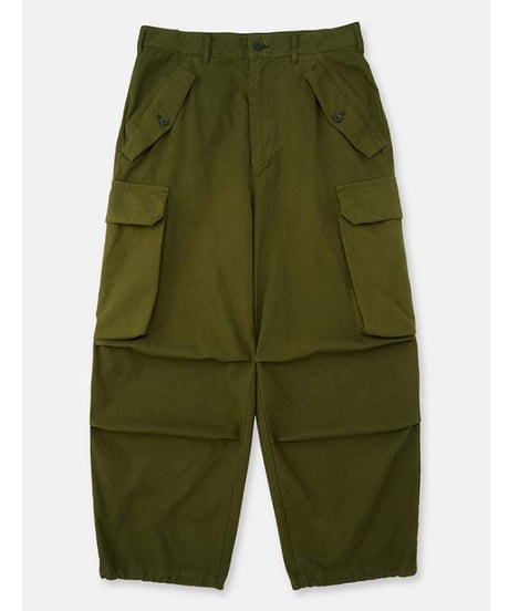 DIGAWEL Field cargo pants (garment dye)【MOSS GREEN】
