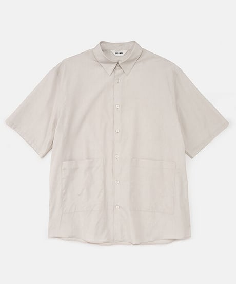 DIGAWEL  S/S Shirt  ② broadcloth【SKY GRAY】