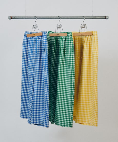 DIGAWEL  Gingham Easy Pants【GREEN】