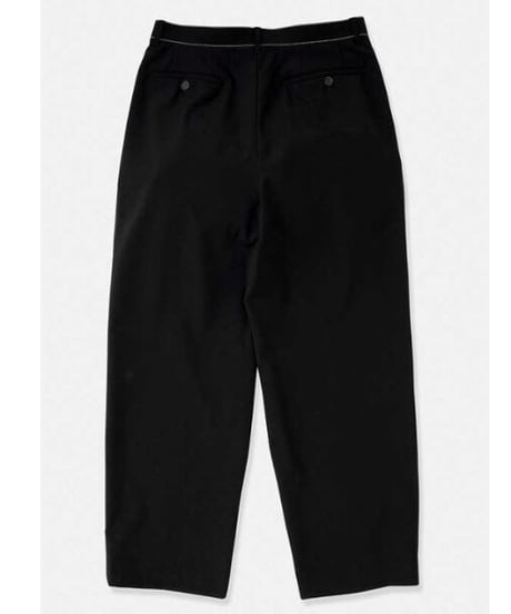DIGAWEL  Stitch 1Tuck Pants【BLACK】