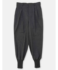 DIGAWEL 2Tuck tapered hem rib pants【C.GRAY】